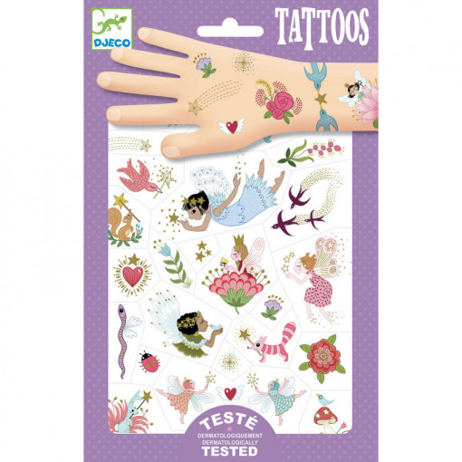 Tatuaje pentru copii, Flori si Zane