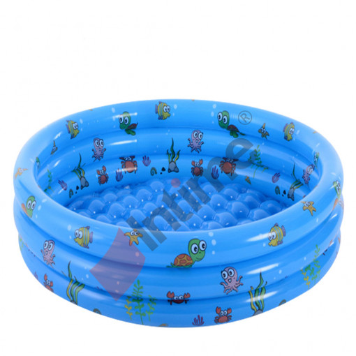 Piscina gonflabila pentru copii, Paradisul Oceanelor, PVC, 100 x 40 cm