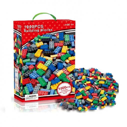 Set 1000 cuburi tip lego de construit