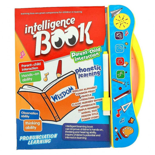 Carte electronica cu activitati educative in limba engleza, prescolari, Edu Book