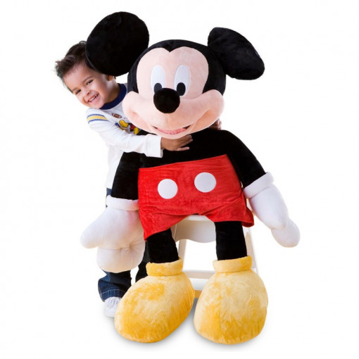 Figurina din plus, Mickey Mouse, 130 cm, rosu