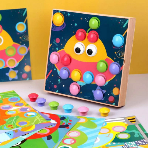Joc Creativ din Lemn - Genius Art