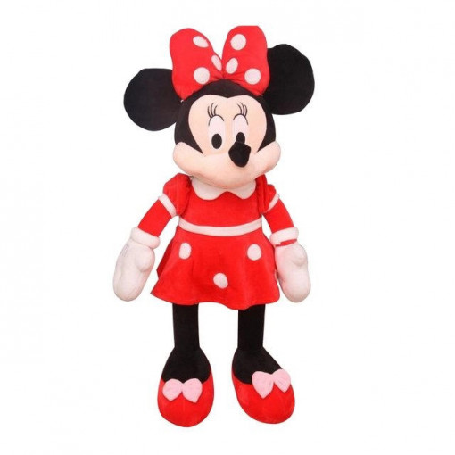 Figurina mare din plus, Minnie Mouse, 100 cm, rosu