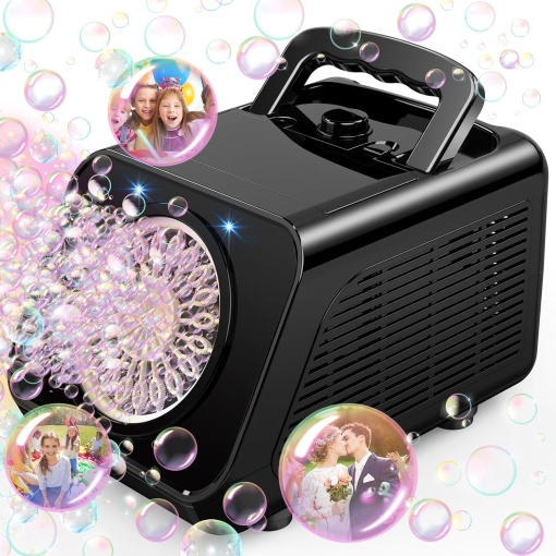 Masina automata de facut baloane de sapun, lumini led, 1 ventilator, 2 viteze, 15000+/min