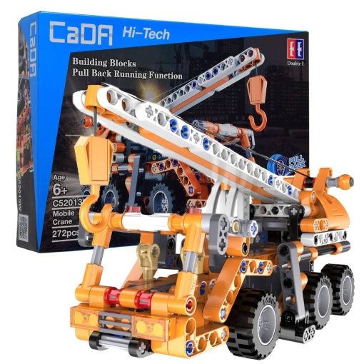 Set de constructie macara functionala, 272 piese