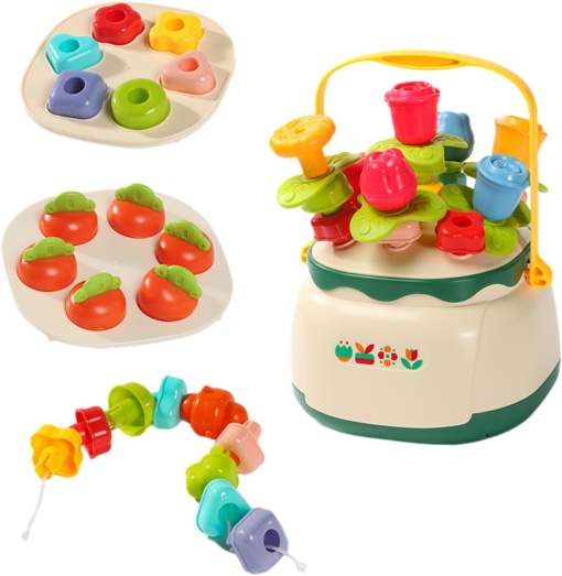 Joc de constructie si dexteritate, Gradina cu flori