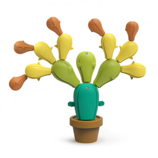 Joc dexteritate si echilibru cu 18 piese, Cactus