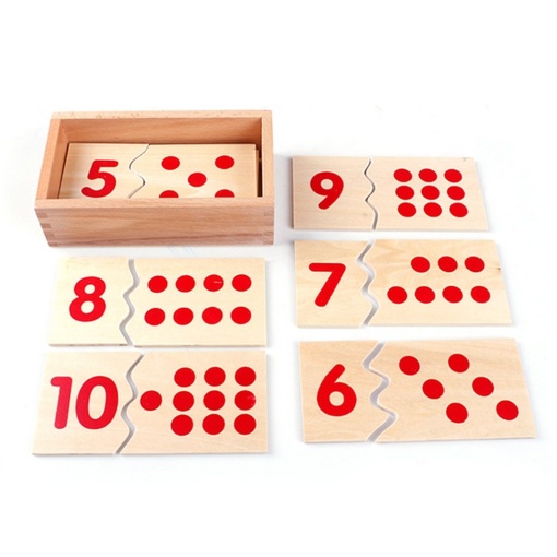 Set Montessori de asociere numere, 20 piese