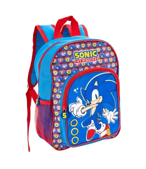 Ghiozdan gradinita Sonic cu 2 compartimente, 3-6 ani