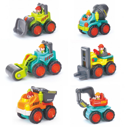Set 6 Vehicule de Jucarie pentru copii