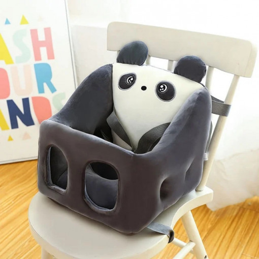 Scaun portabil booster din plus pentru bebelusi, Ursulet Panda