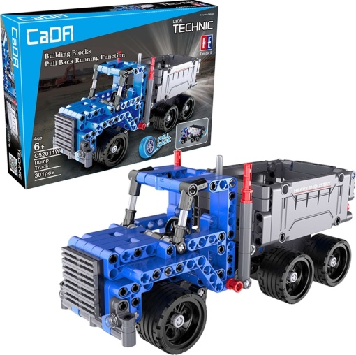 Set de constructie camion functional, 301 piese