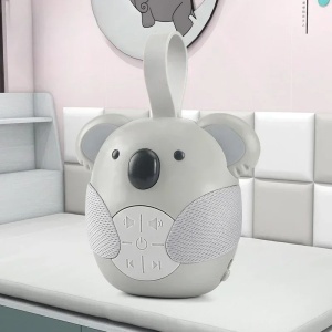 Aparat muzical cu sunete albe portabil pentru bebelusi - Koala