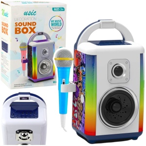 Boxa karaoke pentru copii cu microfon, inregistrare si bluetooth
