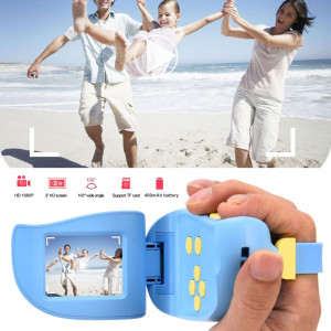 Camera digitala pentru copii, 400mAh, 20MP, 20'IPS, Albastru