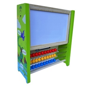 Joc educativ 3 in 1 in limba romana, caledar cu tablita si abac