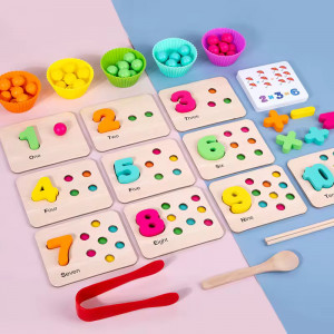 Joc educativ de sortare, activitati matematice si motricitate, Digital Bead