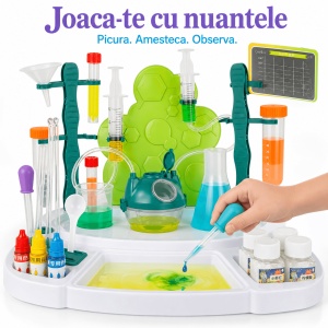 Kit STEM Laboratorul de Chimie Test Bench – Peste 30 de experimente pentru copii - Img 5