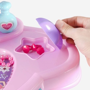 Masuta de toaleta cu lumini, sunete si accesorii pentru fetite