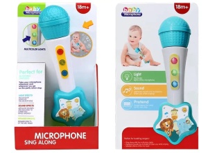 Microfon interactiv pentru copii cu lumini si sunete - Img 2