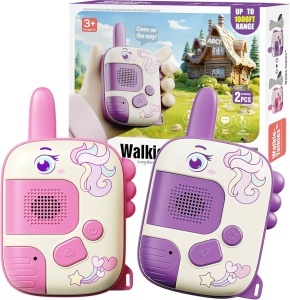 Set 2 walkie talkie, raza 300m, voce clara, plastic - Unicorn