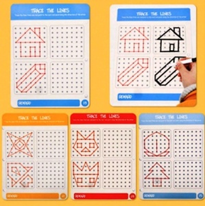 Set 23 cartonase reutilizabile pentru grafiere