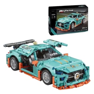 Set de constructie MecFactor, Masina sport de curse, cu interior detaliat – 1294 piese