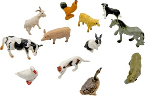Set educativ cu figurine si proiector pentru copii - Ferma - Img 2