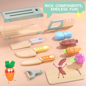 Set jucarii educative de feliat si gatit cu 11 piese