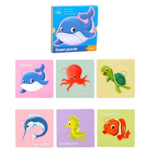 Set puzzle 6 in 1 pentru copii