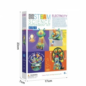 Set STEM educativ 4 in 1 - Kit electricitate