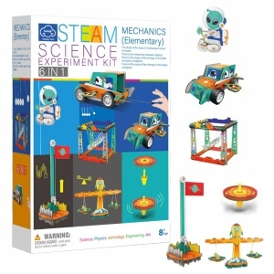 Set STEM educativ 6 in 1 - Kit mecanica si fizica elementara