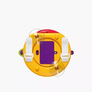Volan interactiv 2 in 1 cu lumini si sunete pentru bebelusi