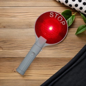 Baston de politie pentru copii cu lumini rosii si verzi pentru educatie rutiera