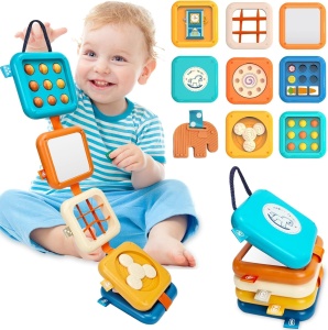Busy cube pliabil cu 8 activitati