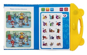 Carte interactiva cu activitati pentru copii, Alfabet
