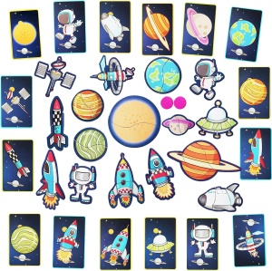 Carte magnetica puzzle cu 38 magneti- Spatiul cosmic
