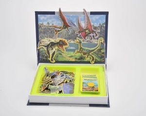 Carte magnetica puzzle pentru copii – Dinozauri