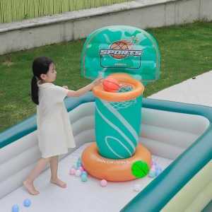Cos de baschet gonflabil pentru piscina sau curte