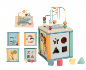 Cub din lemn cu activitati educative, Ocean, Kabi