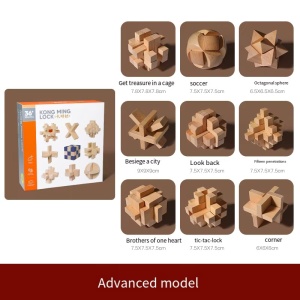 Joc de logica si inteligenta tip puzzle 3D pentru copii si adulti