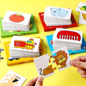 Joc educativ de asociere din 2 piese, 16 imagini, Vehicule