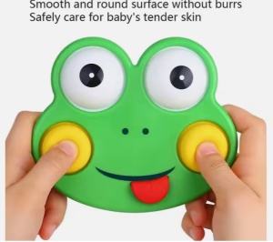 Jucarie Pop-it senzoriala pentru bebelusi, Broscuta