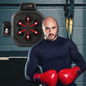 Panou de box inteligent pentru perete cu manusi si accesorii incluse, pentru copii sau adulti - Img 10