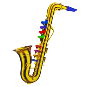 Saxofon de jucarie cu 8 note pentru copii