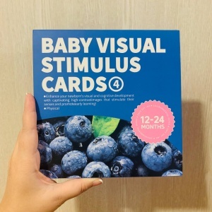 Set 40 imagini stimulare cognitiva copii si bebelusi - carduri ilustrate - 12-24 luni