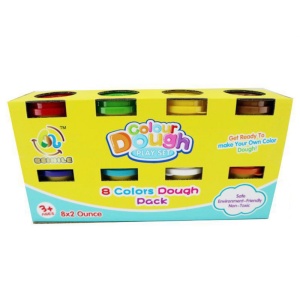 Set 8 borcane plastilina colorata