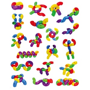 Set de constructie educational, 16 piese