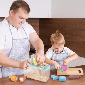 Set jucarii educative de feliat si gatit cu 11 piese
