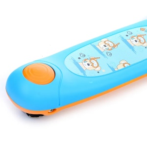 Trotineta cu 3 roti, lumini LED, pliabila, 3-6 ani, albastru - Img 2